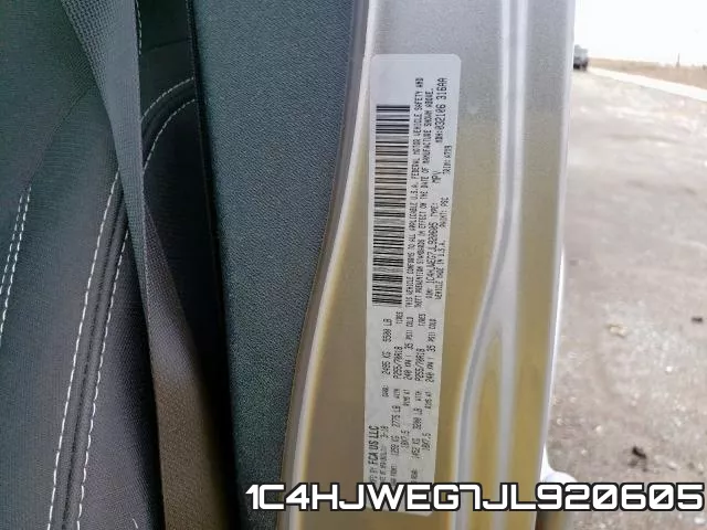 1C4HJWEG7JL920605 фото 2