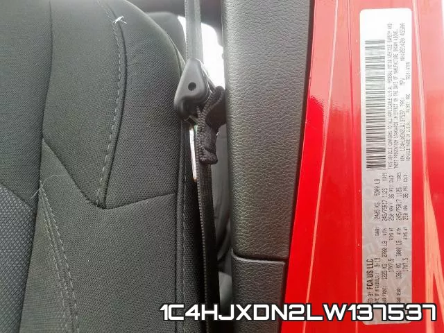 1C4HJXDN2LW137537 фото 2