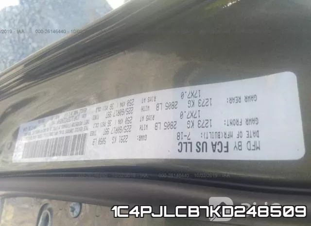 1C4PJLCB7KD248509 фото 10
