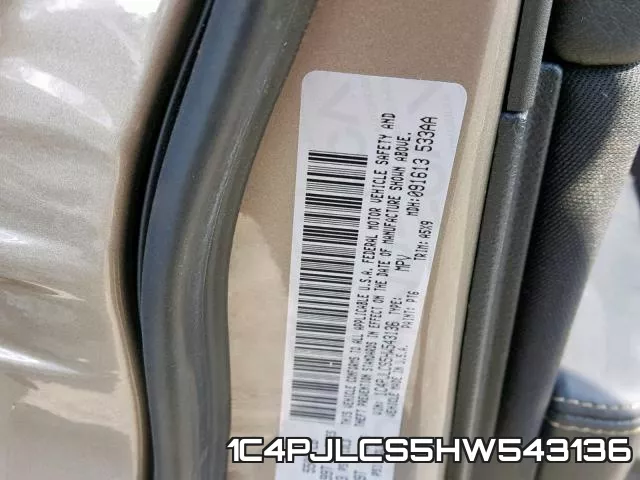 1C4PJLCS5HW543136 фото 2