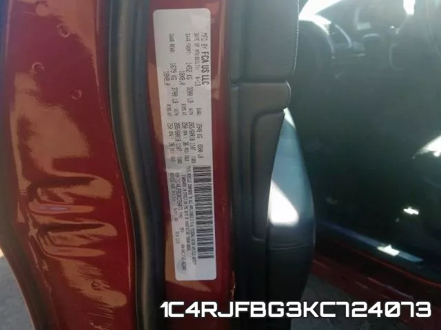 1C4RJFBG3KC724073 фото 2