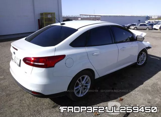 1FADP3F21JL259450 фото 5
