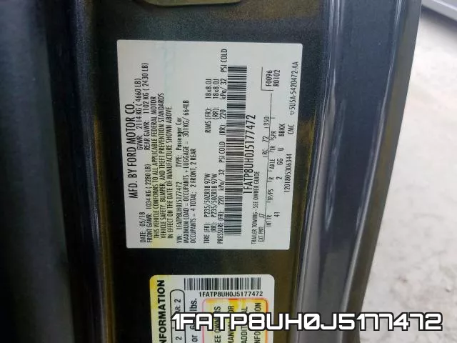 1FATP8UH0J5177472 фото 2