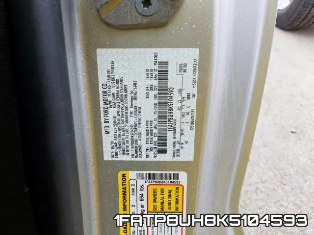 1FATP8UH8K5104593 фото 2