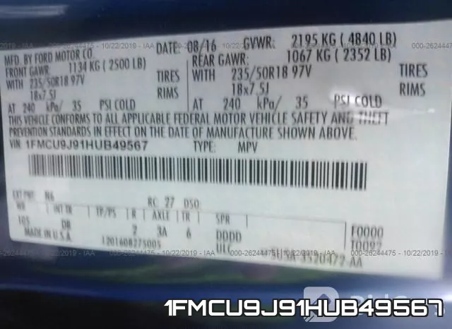 1FMCU9J91HUB49567 фото 10