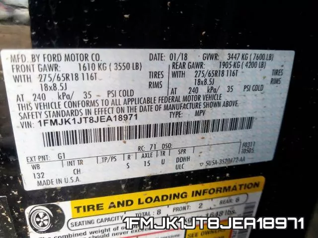 1FMJK1JT8JEA18971 фото 2