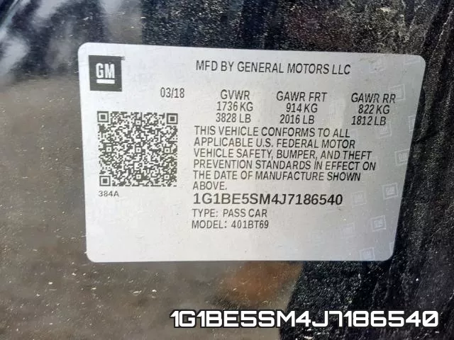 1G1BE5SM4J7186540 фото 2