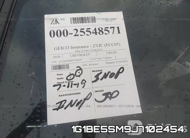 1G1BE5SM9J7102454 фото 8