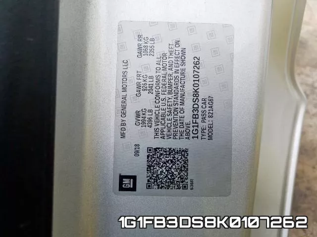 1G1FB3DS8K0107262 фото 2