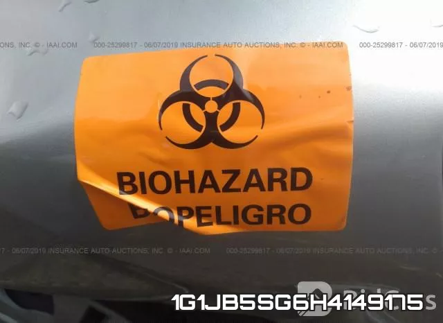 1G1JB5SG6H4149175 фото 6