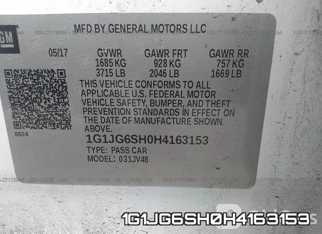 1G1JG6SH0H4163153 фото 10