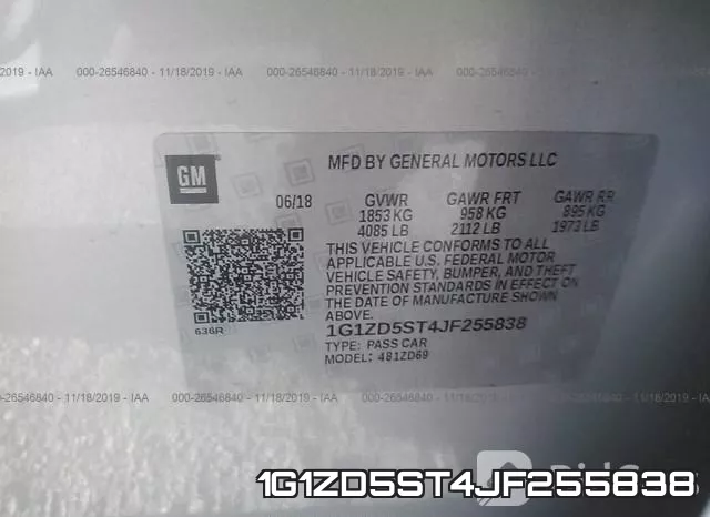 1G1ZD5ST4JF255838 фото 10