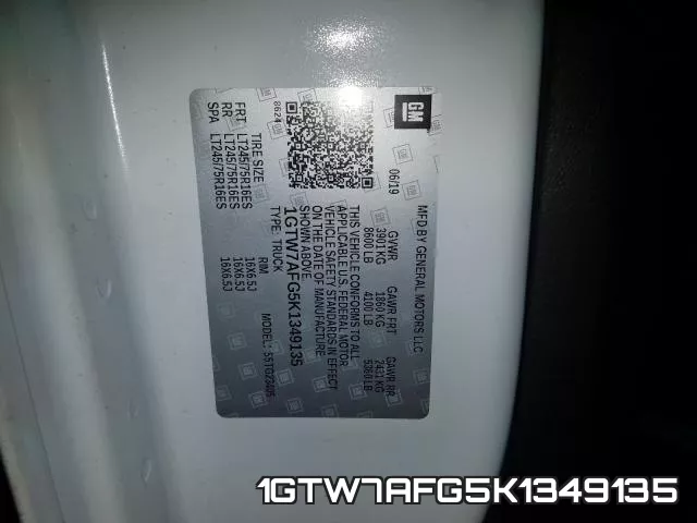 1GTW7AFG5K1349135 фото 2