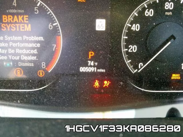 1HGCV1F33KA086280 фото 9
