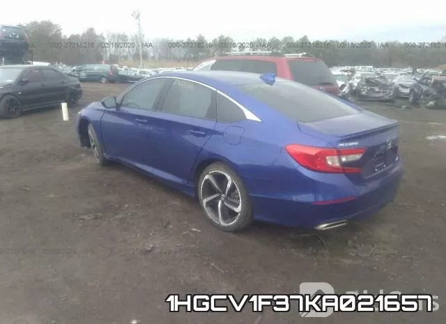 1HGCV1F37KA021657 фото 4