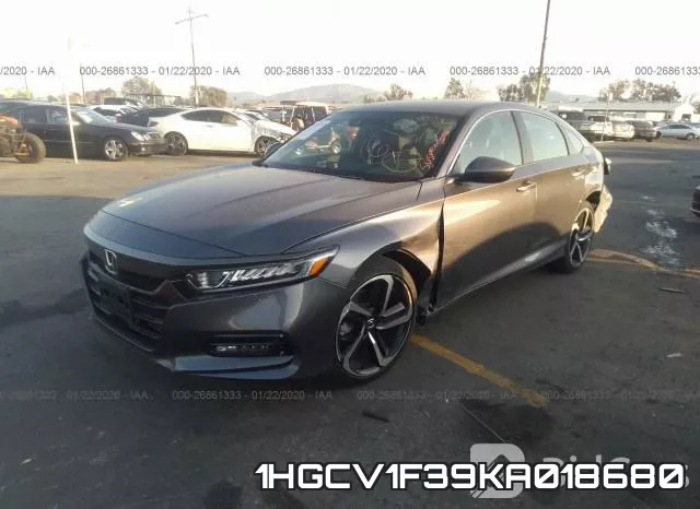 1HGCV1F39KA018680 фото 3