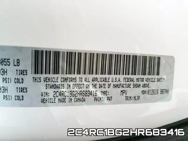 2C4RC1BG2HR683416 фото 2