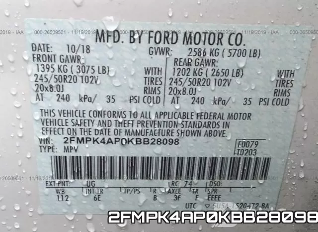 2FMPK4AP0KBB28098 фото 10