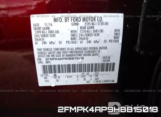2FMPK4AP9HBB15018 фото 10