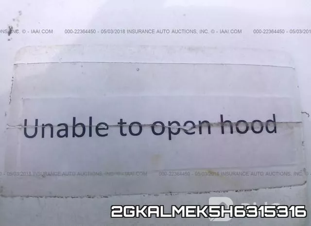 2GKALMEK5H6315316 фото 2