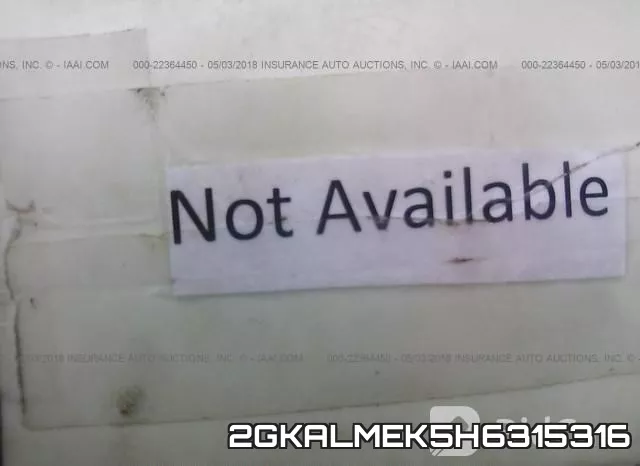 2GKALMEK5H6315316 фото 8