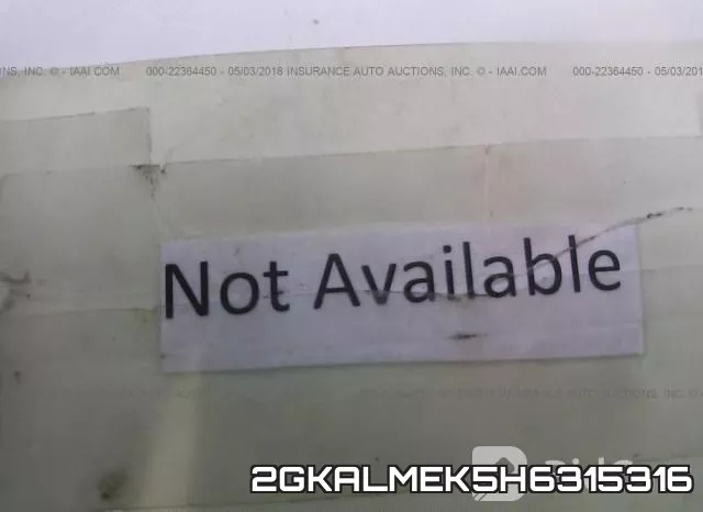 2GKALMEK5H6315316 фото 10