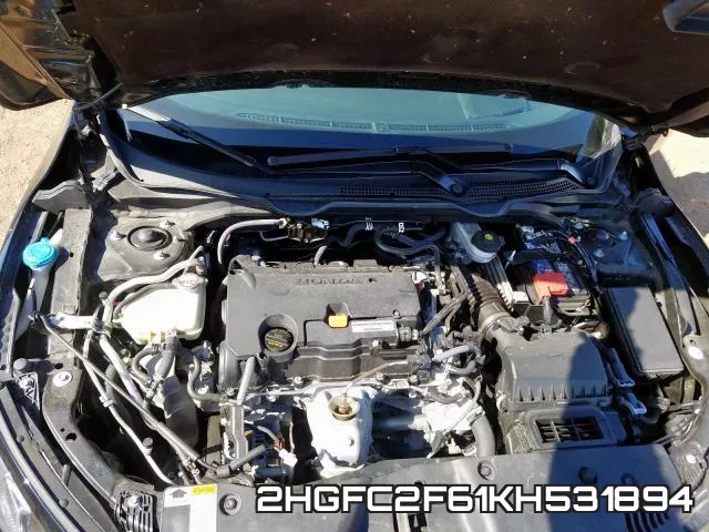 2HGFC2F61KH531894 фото 8