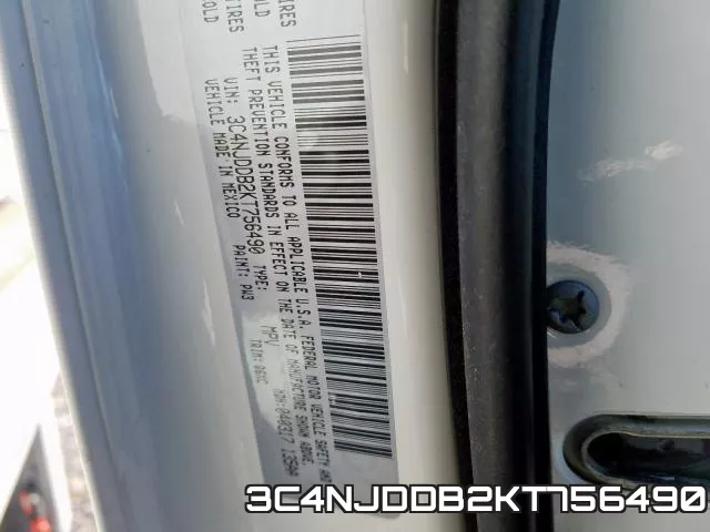3C4NJDDB2KT756490 фото 2
