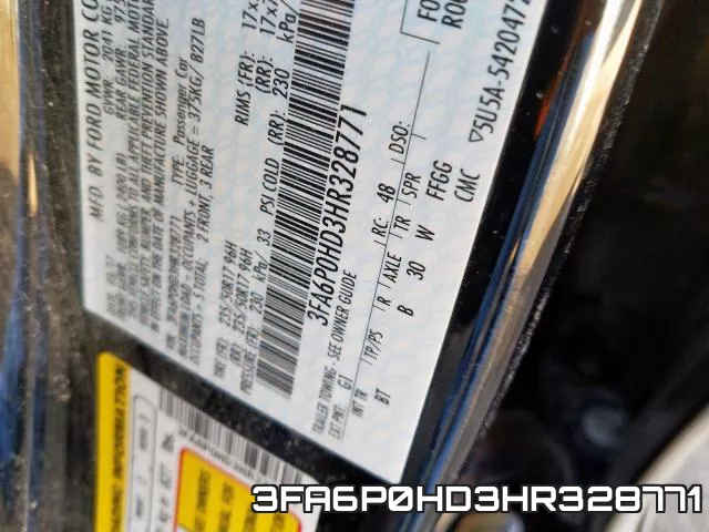 3FA6P0HD3HR328771 фото 2