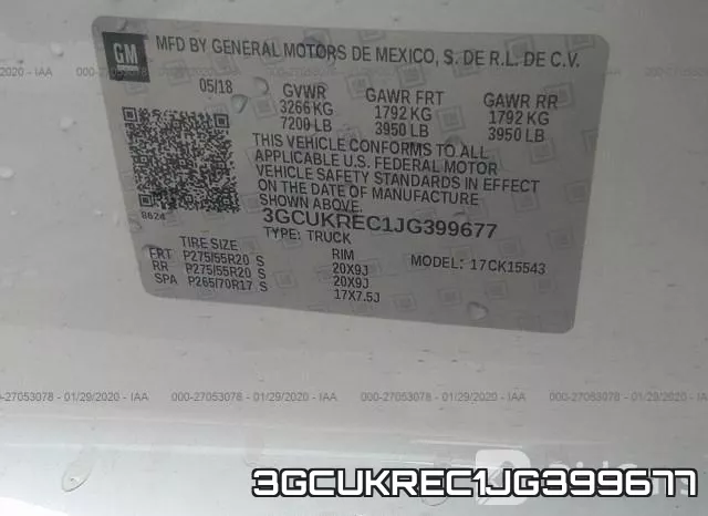 3GCUKREC1JG399677 фото 10