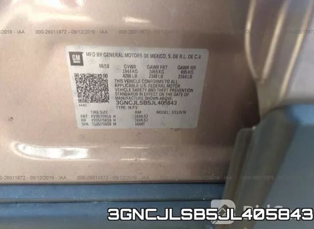 3GNCJLSB5JL405843 фото 10
