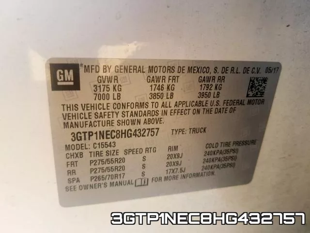 3GTP1NEC8HG432757 фото 2