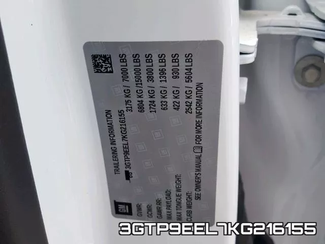 3GTP9EEL7KG216155 фото 2