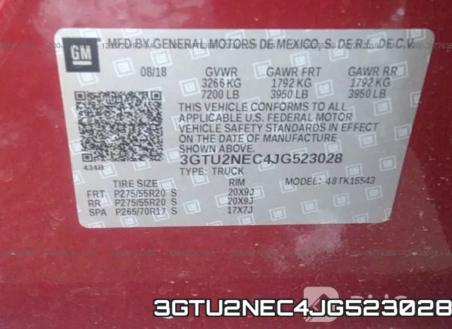 3GTU2NEC4JG523028 фото 10