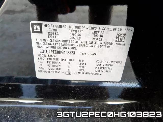 3GTU2PEC0HG103823 фото 2