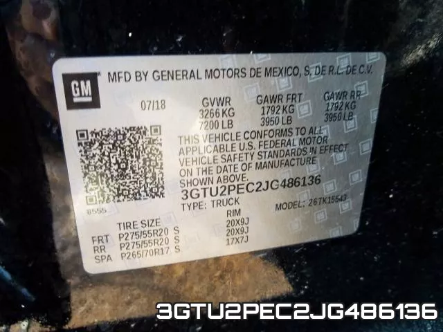 3GTU2PEC2JG486136 фото 2