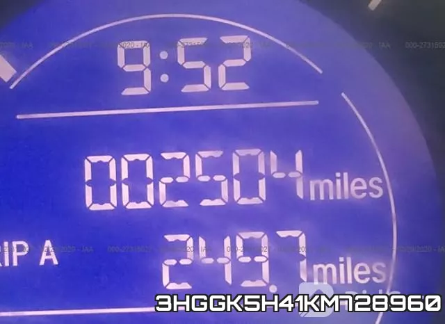 3HGGK5H41KM728960 фото 8
