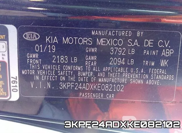 3KPF24ADXKE082102 фото 10