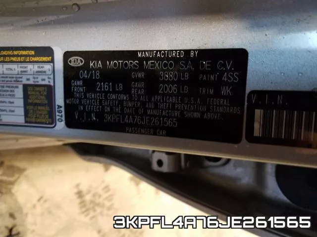 3KPFL4A76JE261565 фото 2
