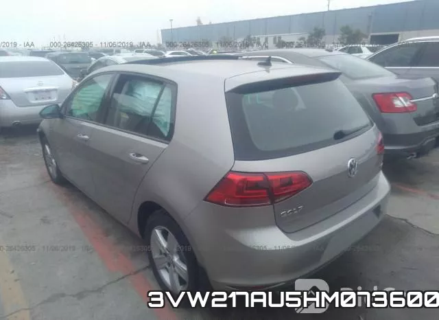 3VW217AU5HM073600 фото 4