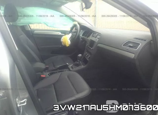3VW217AU5HM073600 фото 6