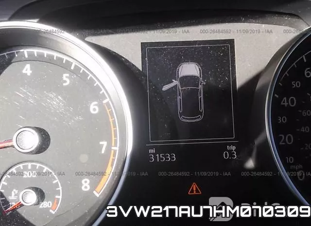3VW217AU7HM070309 фото 8