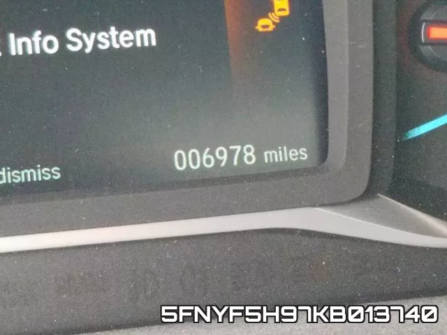 5FNYF5H97KB013740 фото 9