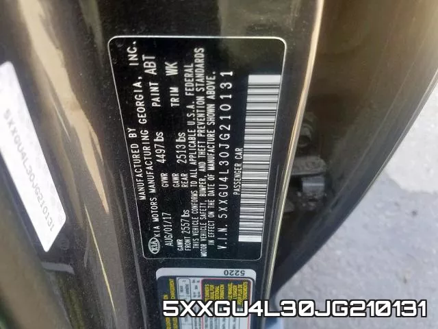 5XXGU4L30JG210131 фото 2