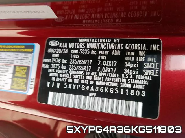 5XYPG4A36KG511803 фото 2