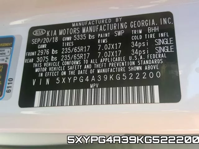 5XYPG4A39KG522200 фото 2