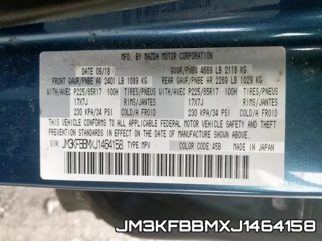 JM3KFBBMXJ1464158 фото 2