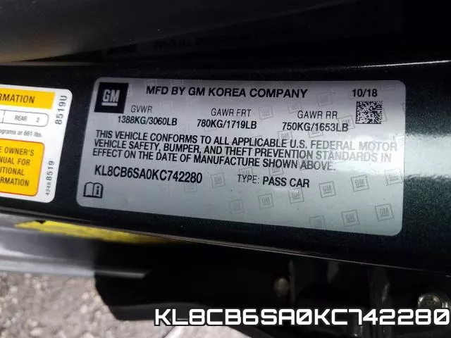 KL8CB6SA0KC742280 фото 2