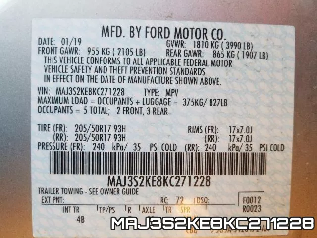 MAJ3S2KE8KC271228 фото 2