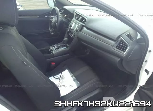 SHHFK7H32KU221694 фото 6